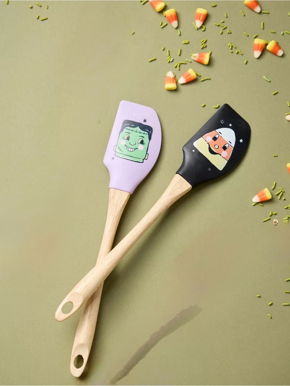 NEW Anthropologie Halloween Spatula Set